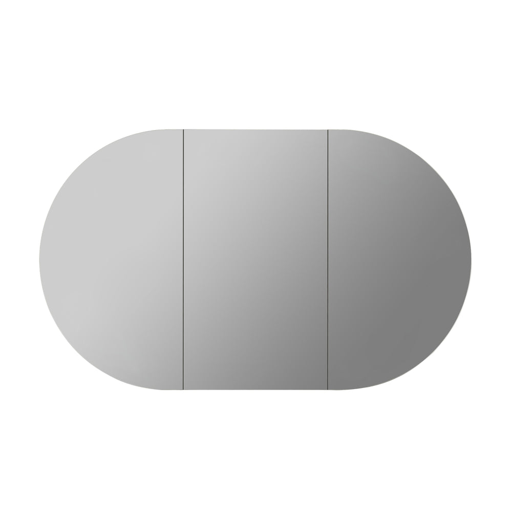 CETO OLIVIA MATTE WHITE MIRROR SHAVING CABINET 1500X800MM