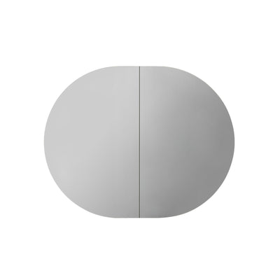 CETO OLIVIA MATTE BLACK MIRROR SHAVING CABINET 900X600MM