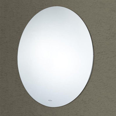 POSEIDON LUNA ROUND FRAMELESS BACKLIT LED MIRROR 3 COLOUR LIGHTS 800X800MM