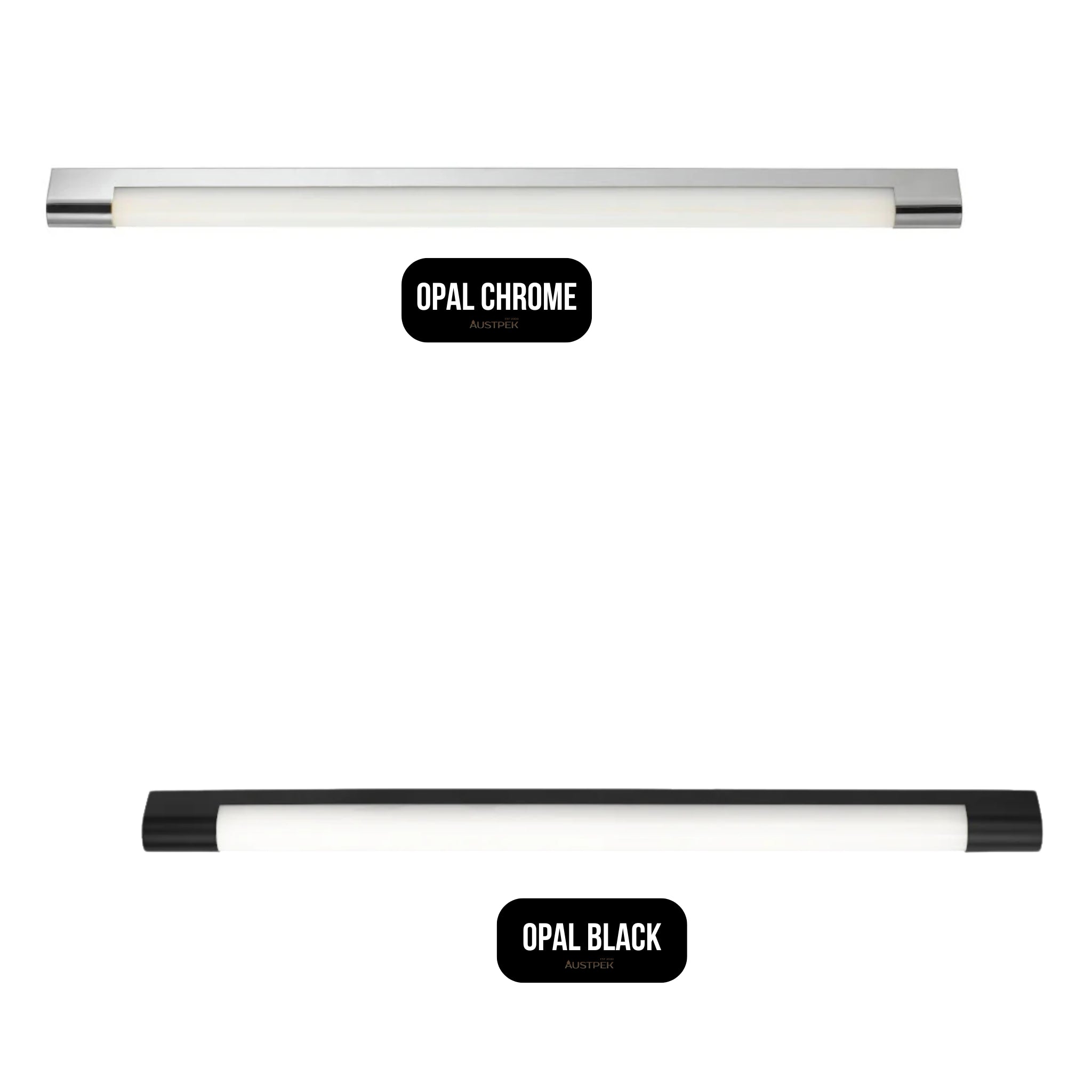 TELBIX ORAS 24W LED WALL BRACKET OPAL CHROME 975MM