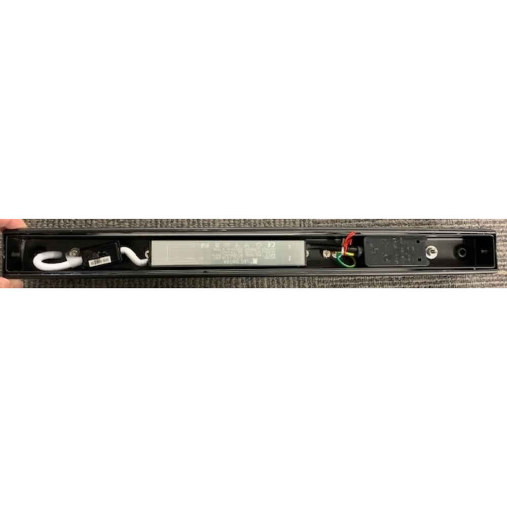 TELBIX ORAS 12W LED WALL BRACKET OPAL BLACK 420MM