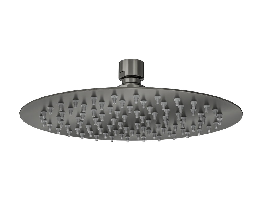 Linsol Oro Round Shower Head 200mm Gunmetal