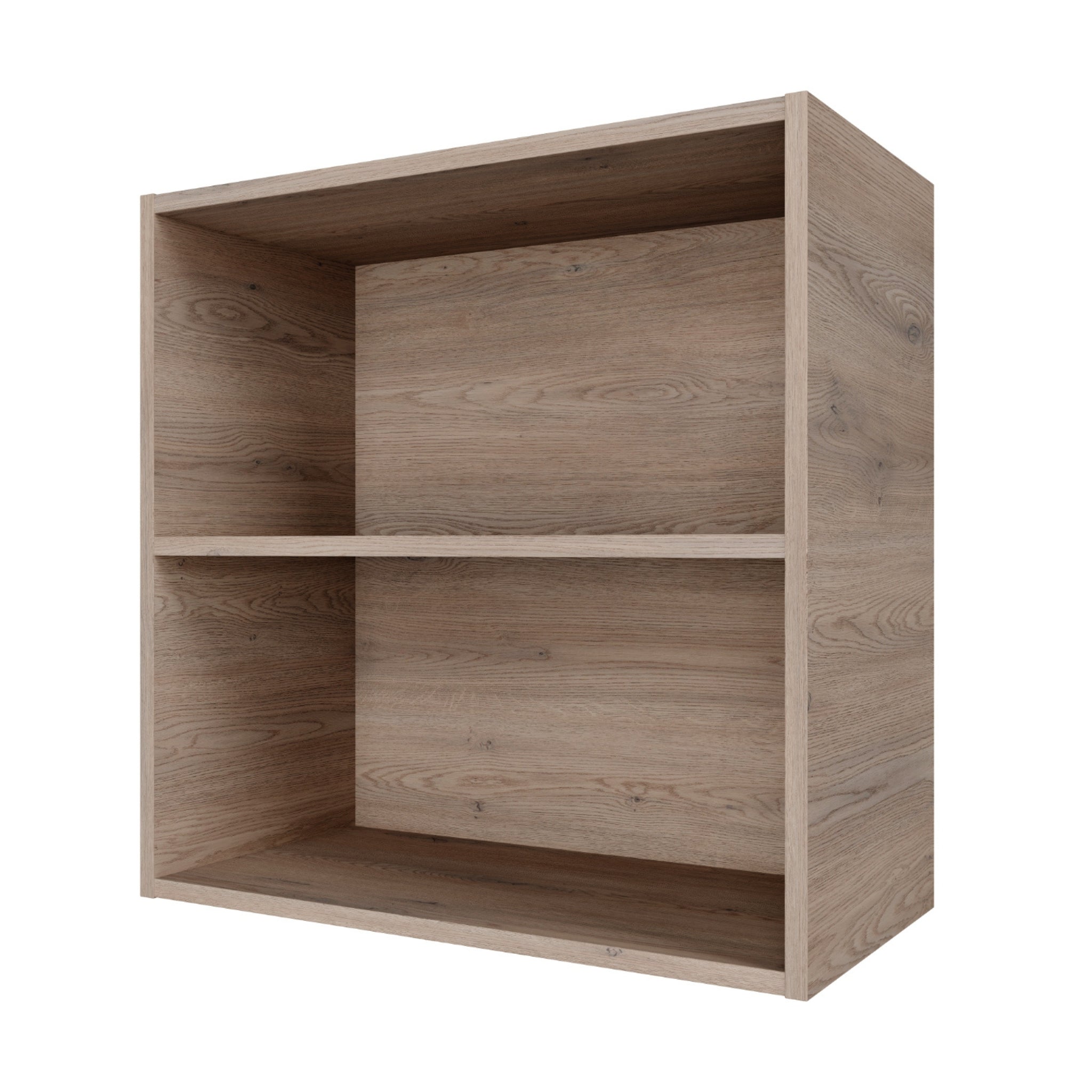 TIMBERLINE CUSTOM LAUNDRY CABINET 600MM WITH TWO OPEN SHELVES
