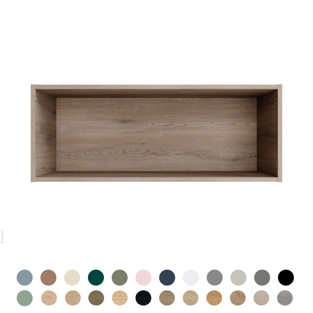 TIMBERLINE CUSTOM LAUNDRY OPEN SHELF CABINET 900MM