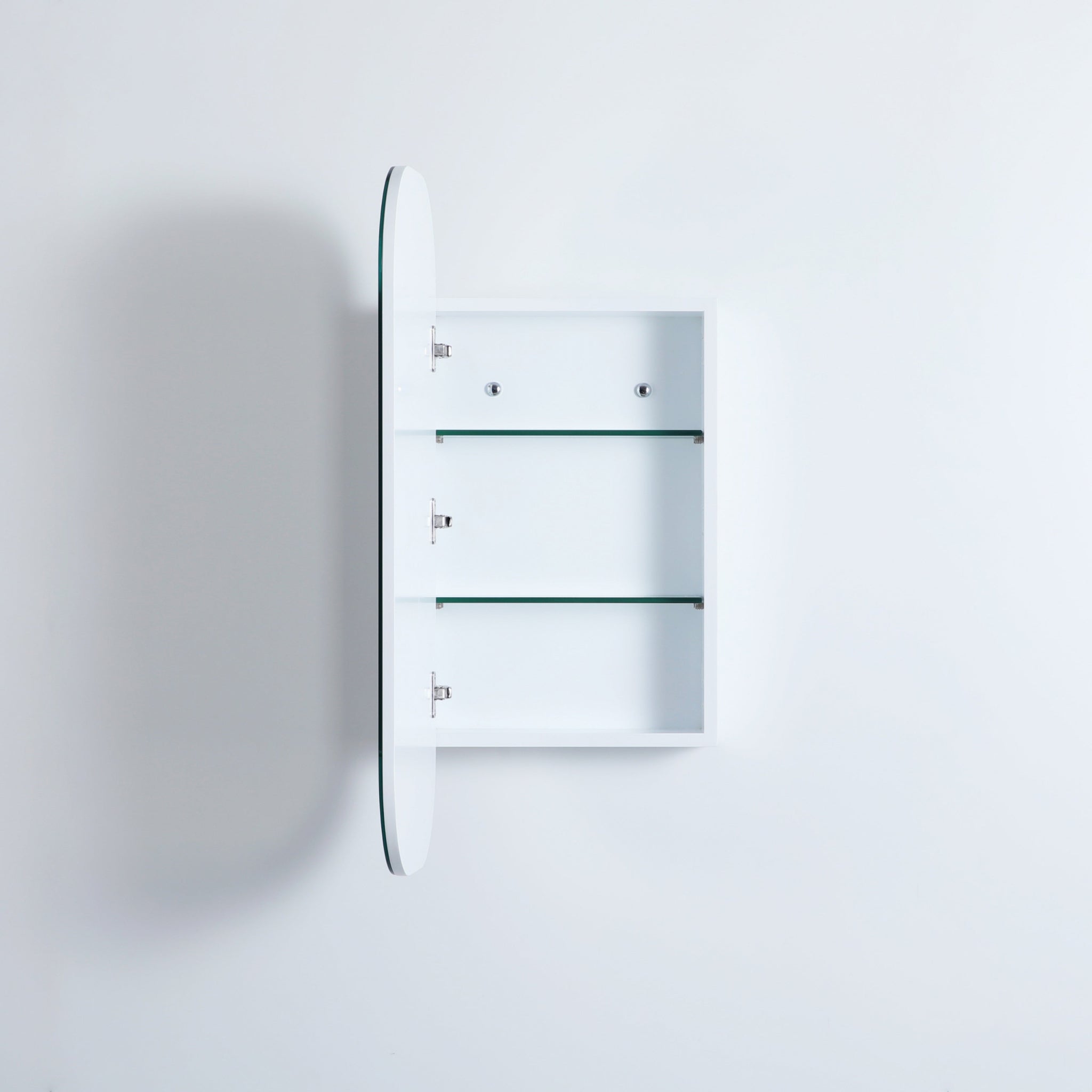 CETO OLIVIA MATTE WHITE MIRROR SHAVING CABINET 400X900MM