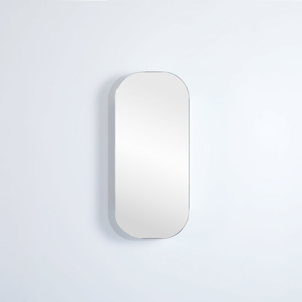 CETO OLIVIA MATTE WHITE MIRROR SHAVING CABINET 400X900MM