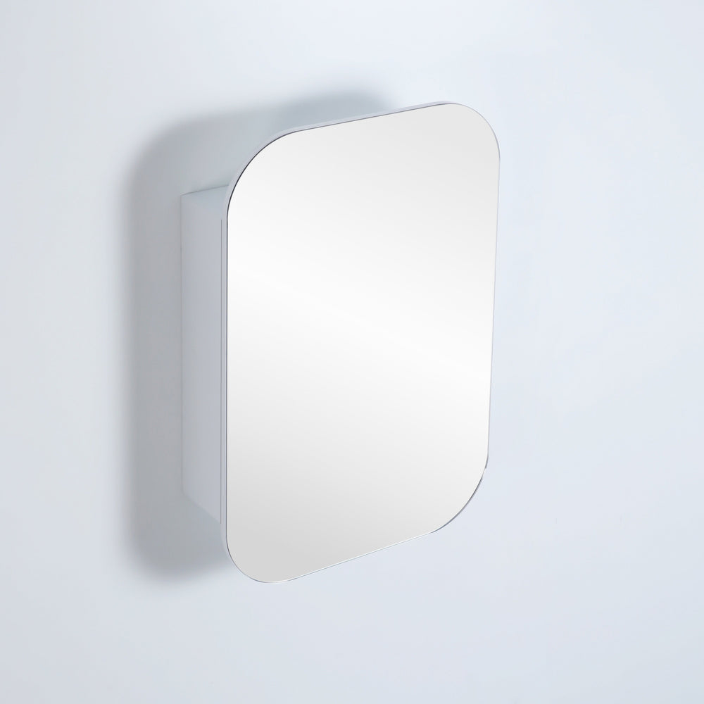 CETO OLIVIA MATTE WHITE MIRROR SHAVING CABINET 600X900MM