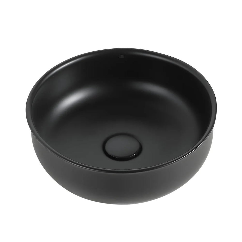 OTTI BRONTE ABOVE COUNTER BASIN MATTE BLACK 365MM