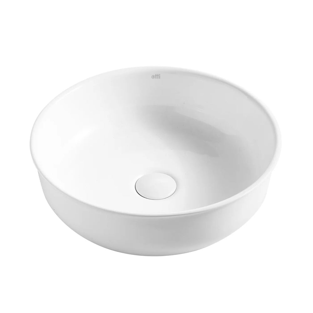 OTTI BRONTE ABOVE COUNTER BASIN GLOSS WHITE 365MM