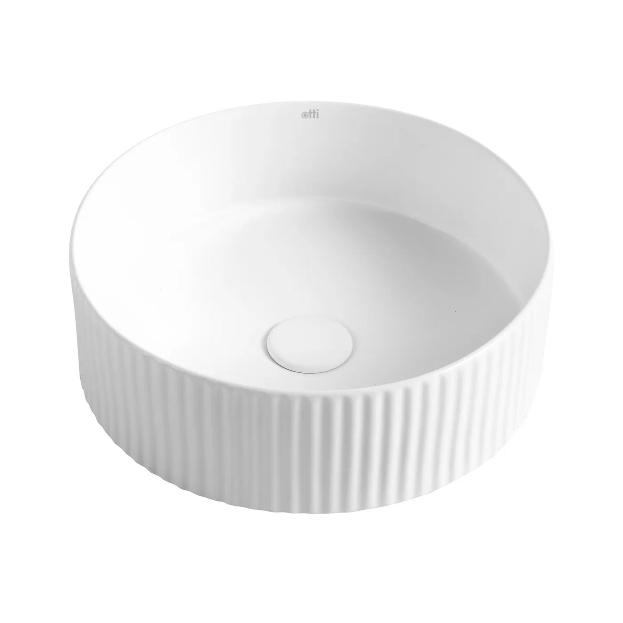 OTTI MARLO ROUND BASIN MATTE WHITE 400MM