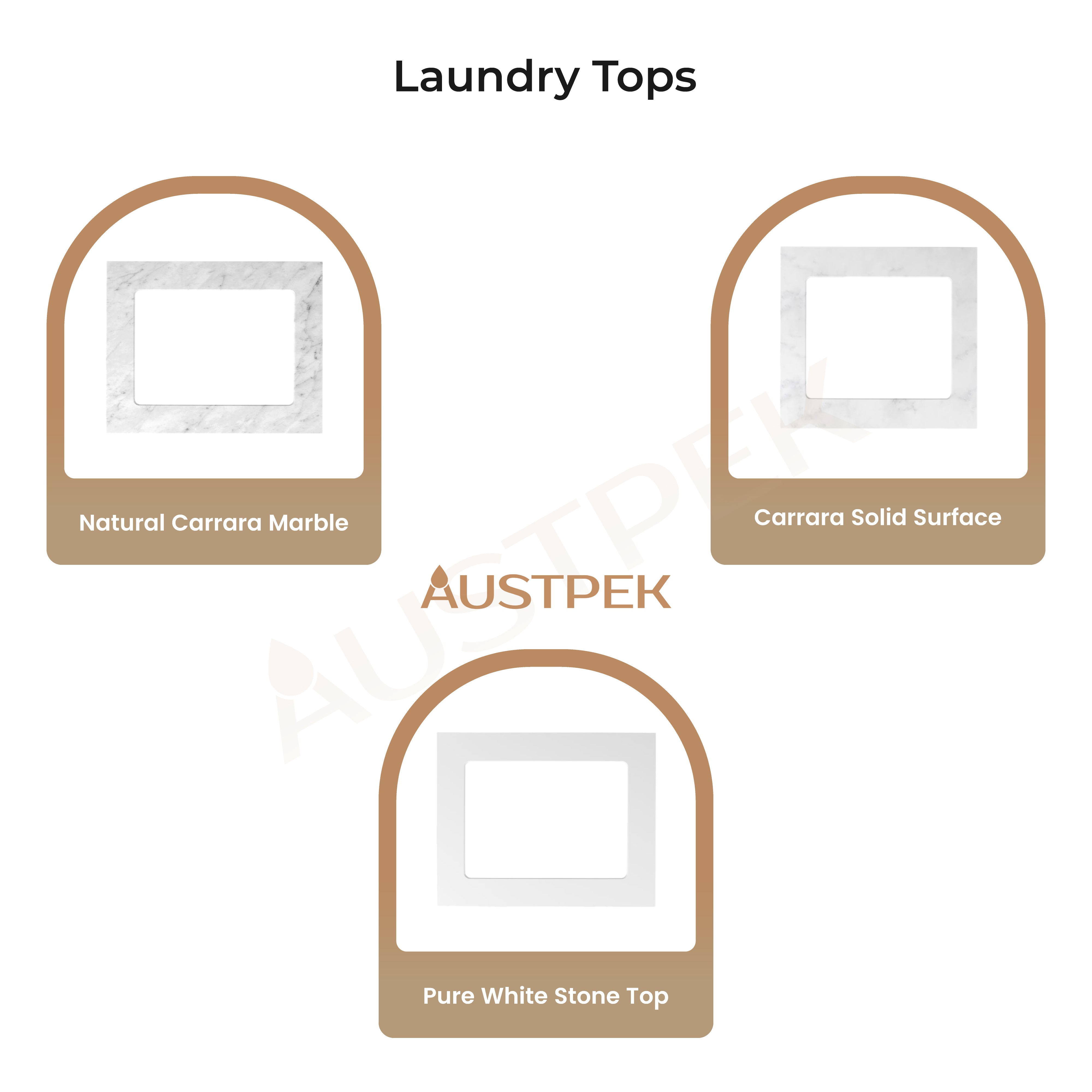 OTTI MARLO MATTE BLACK 650MM MINI LAUNDRY SET WITH STONE TOP & SINK