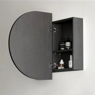 OTTI BONDI BLACK OAK LED SHAVING CABINET 900X600MM