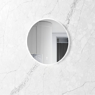 OTTI BONDI FRAMELESS ROUND LED MIRROR 3 COLOUR LIGHTS 800X800MM