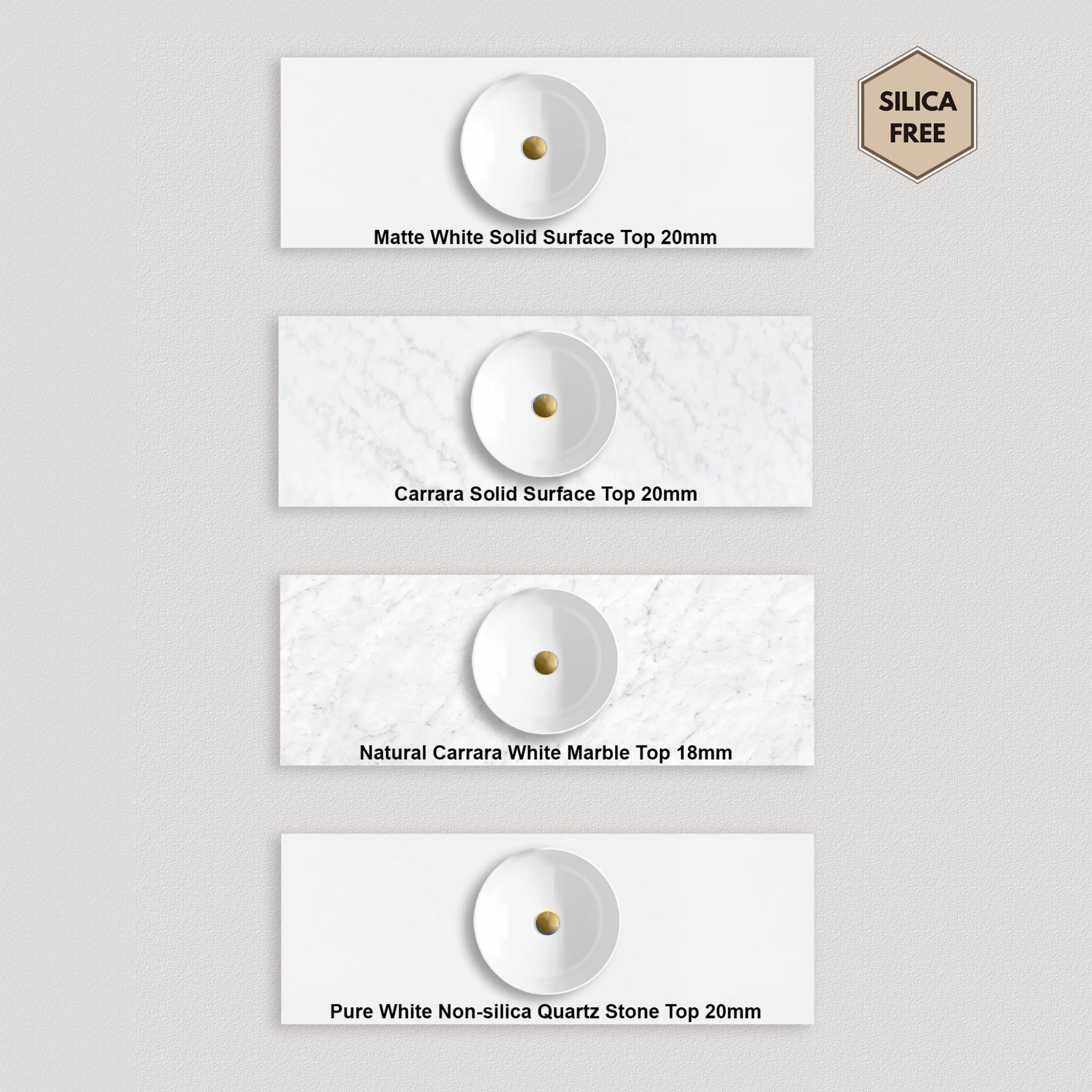 OTTI NOOSA MATTE WHITE 900MM SINGLE BOWL WALL HUNG VANITY