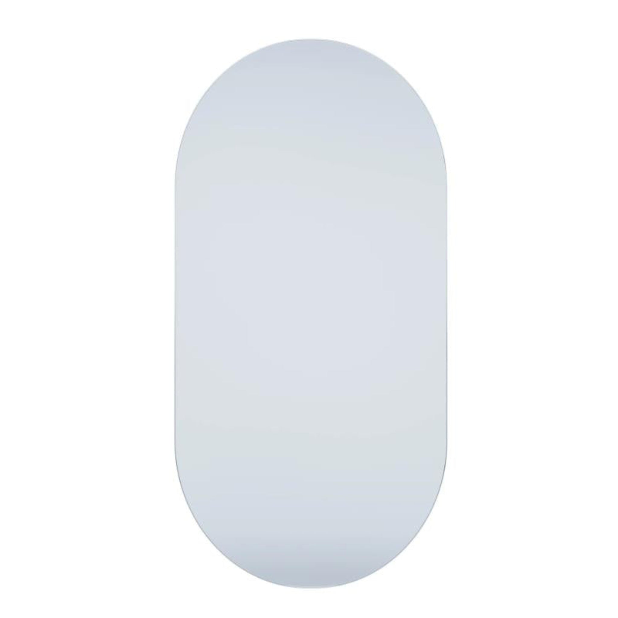 POSEIDON OLIVIA PENCIL EDGE OVAL PLAIN MIRROR 450X900MM