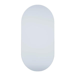 VITO OVIAN OVAL FRAMELESS BACKLIT LED MIRROR 3 COLOUR LIGHTS 450X900MM