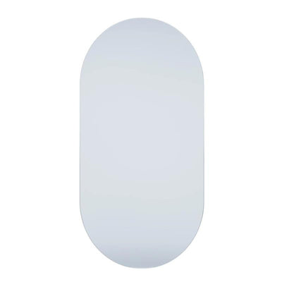 VITO OVIAN OVAL FRAMELESS BACKLIT LED MIRROR 3 COLOUR LIGHTS 450X900MM
