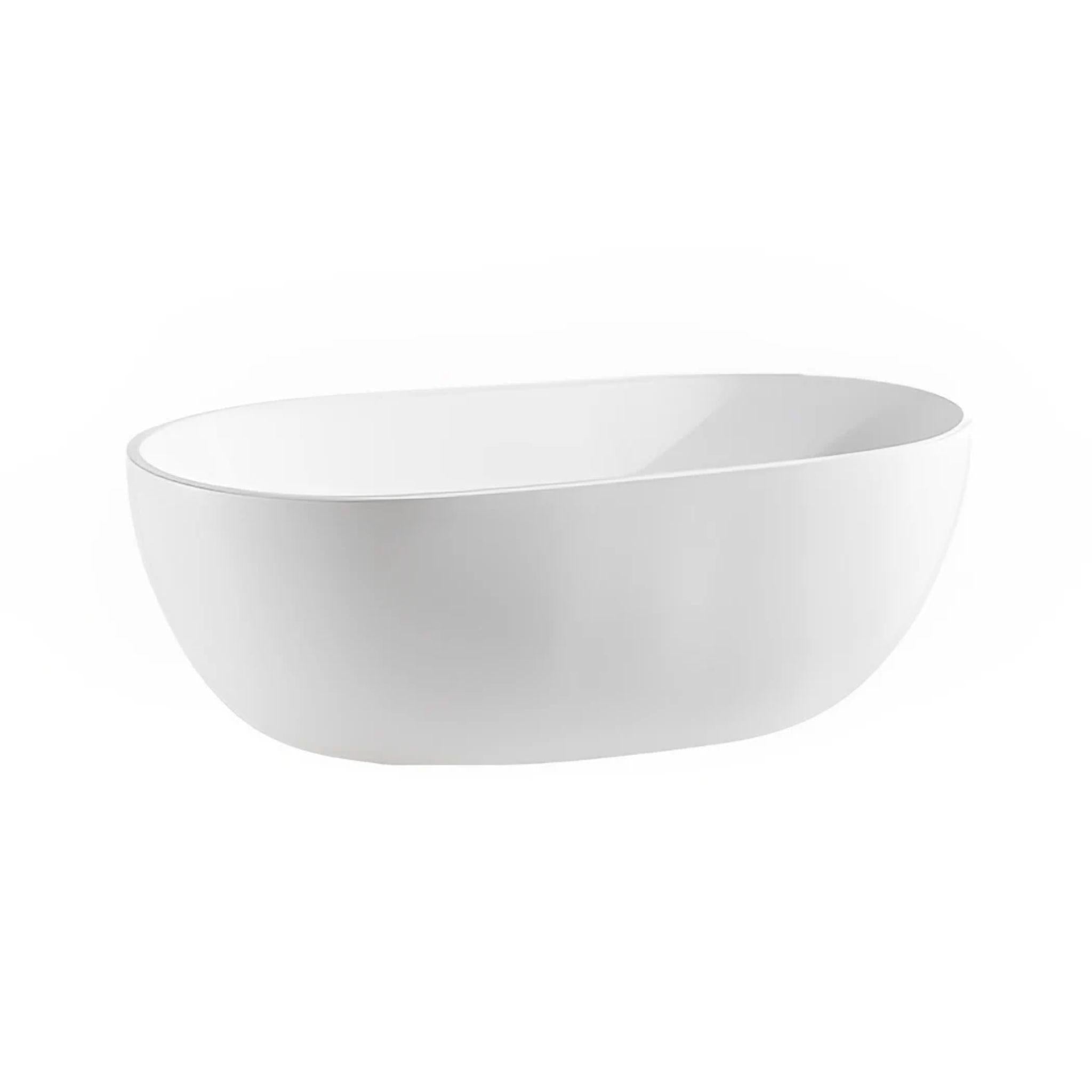 POSEIDON OLIVIA FREE STANDING BATHTUB MATTE WHITE (AVAILABLE IN 1400MM, 1530MM AND 1700MM)