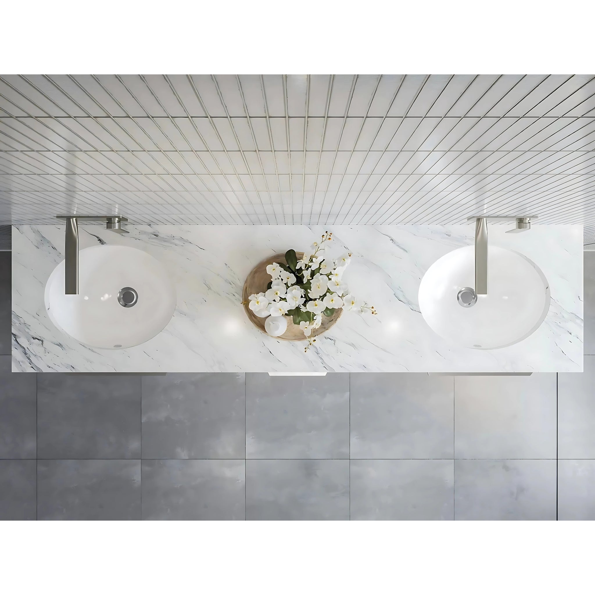 TIMBERLINE OVAL UNDER COUNTER BASIN GLOSS WHITE 420MM