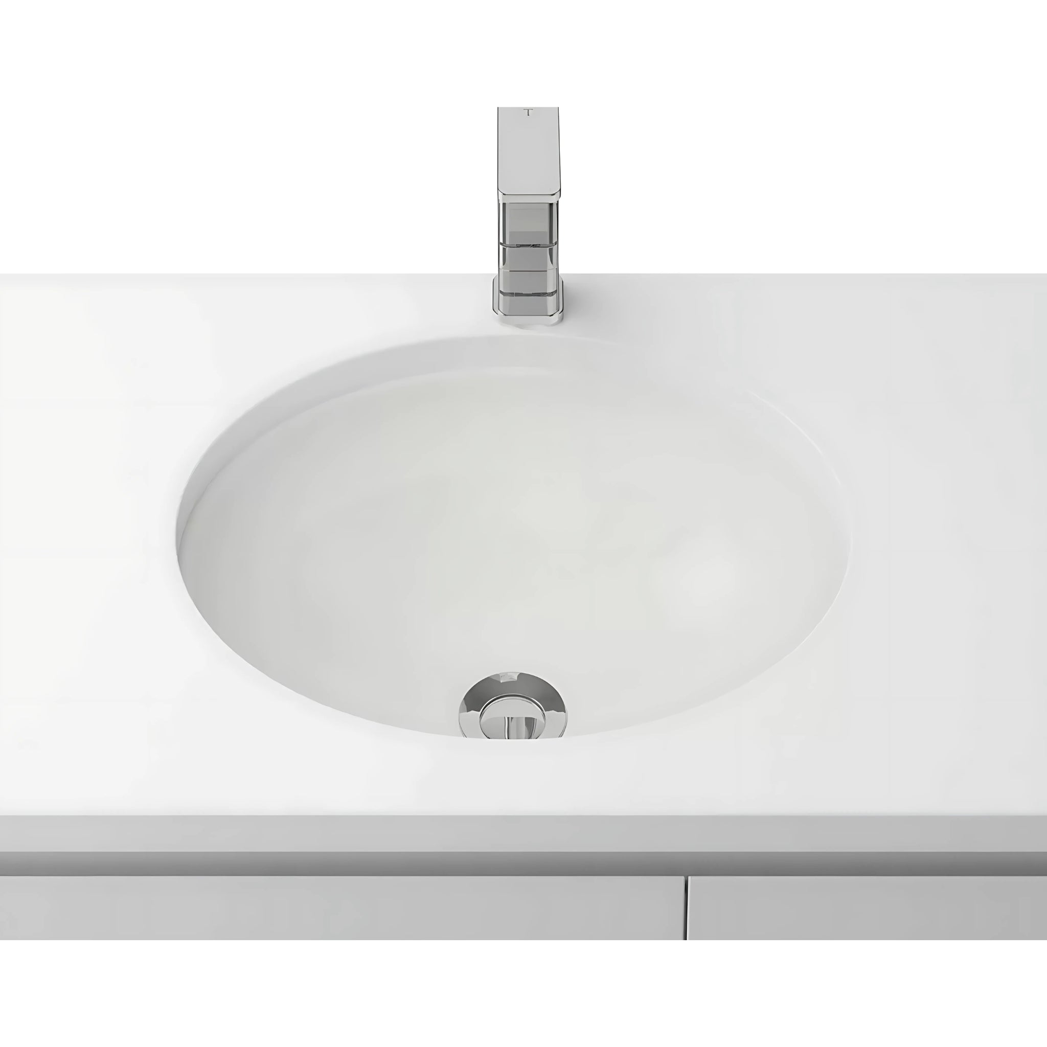 TIMBERLINE OVAL UNDER COUNTER BASIN GLOSS WHITE 420MM