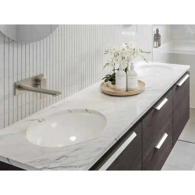 TIMBERLINE OVAL UNDER COUNTER BASIN GLOSS WHITE 420MM