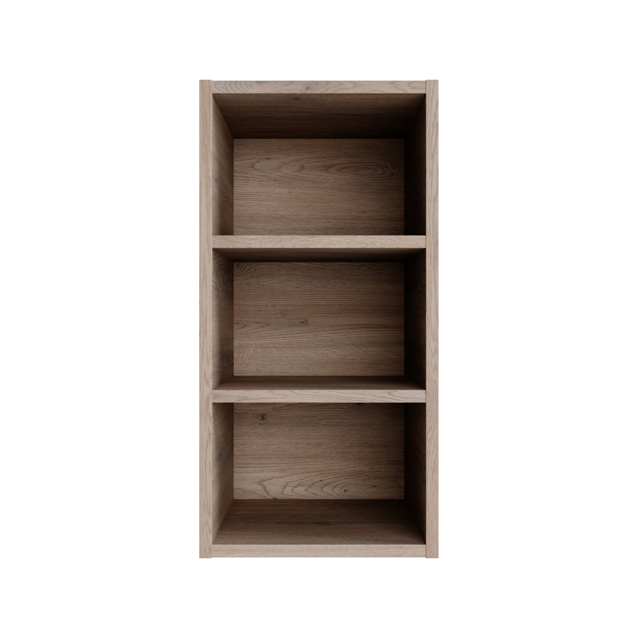 TIMBERLINE CUSTOM LAUNDRY CABINET 300MM WITH THREE OPEN SHELVES
