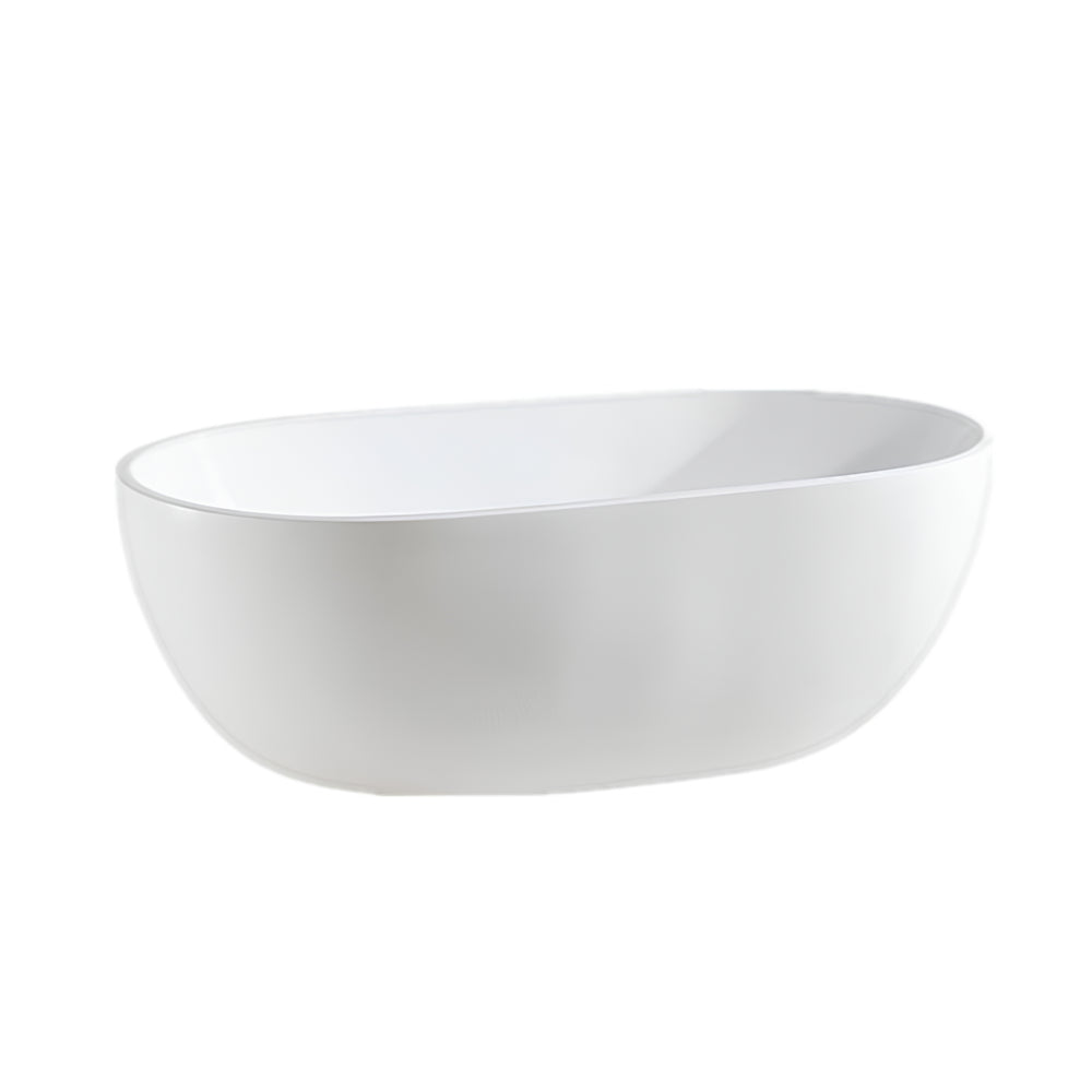 VITO OVY FREESTANDING BATHTUB GLOSS WHITE (AVAILABLE IN 1400MM, 1500MM, AND 1700MM)