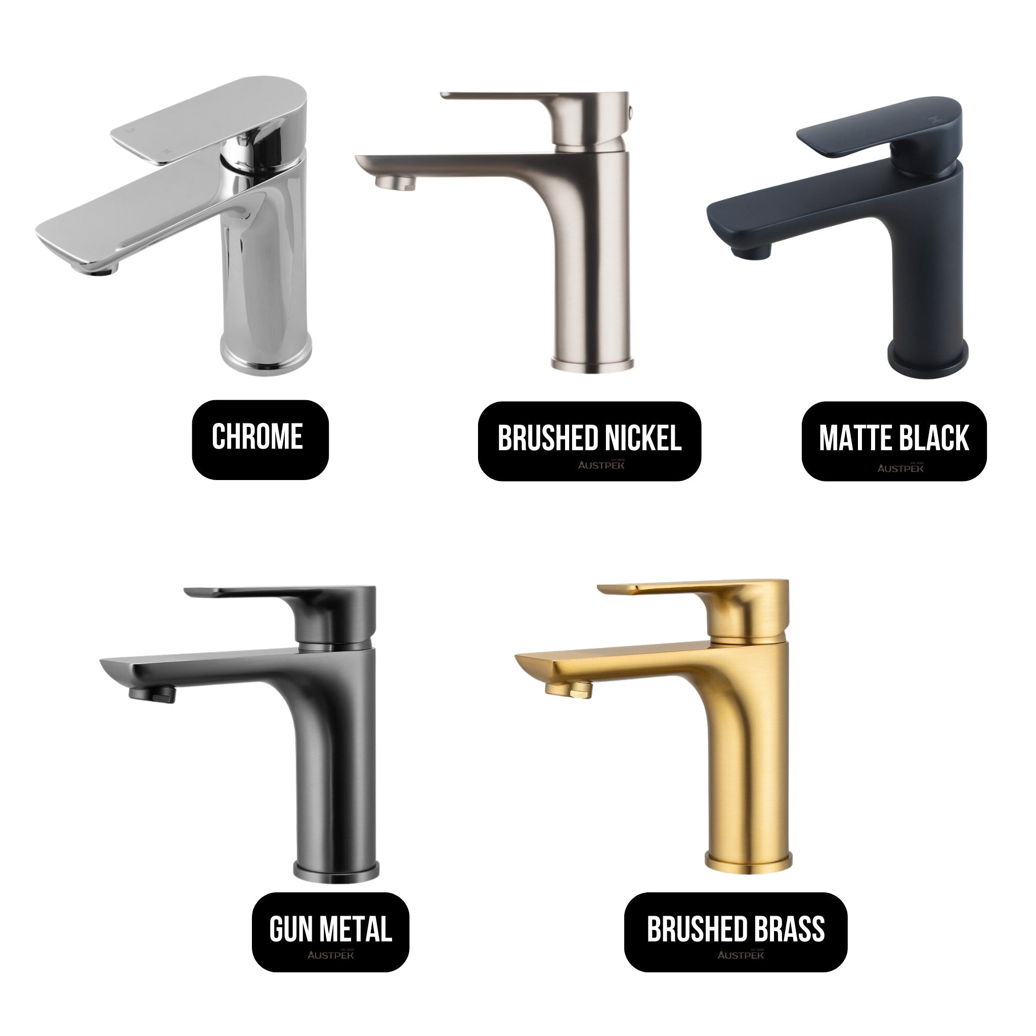 AQUAPERLA VOG BASIN MIXER 157MM BRUSHED NICKEL