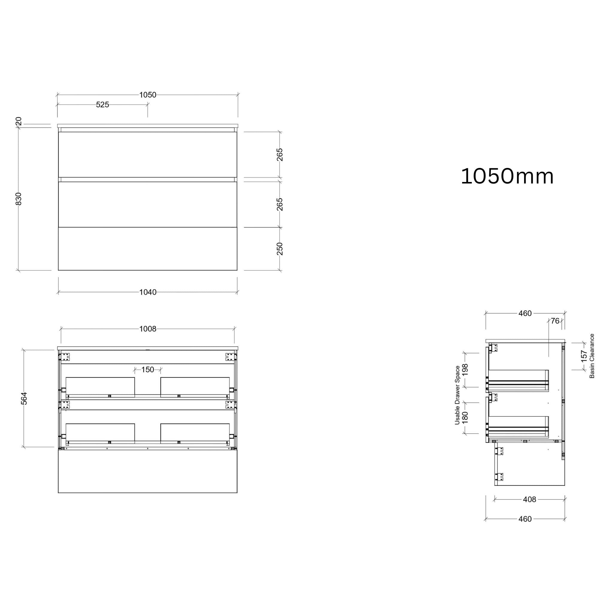 TIMBERLINE OXBOW CUSTOM FLOOR STANDING VANITY (ALL SIZING)