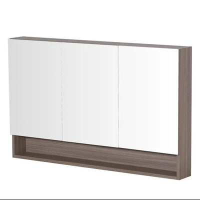 POSEIDON STELLA OAK MIRROR SHAVING CABINET 1198X750MM