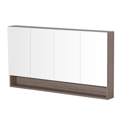 POSEIDON STELLA OAK MIRROR SHAVING CABINET 1480X750MM