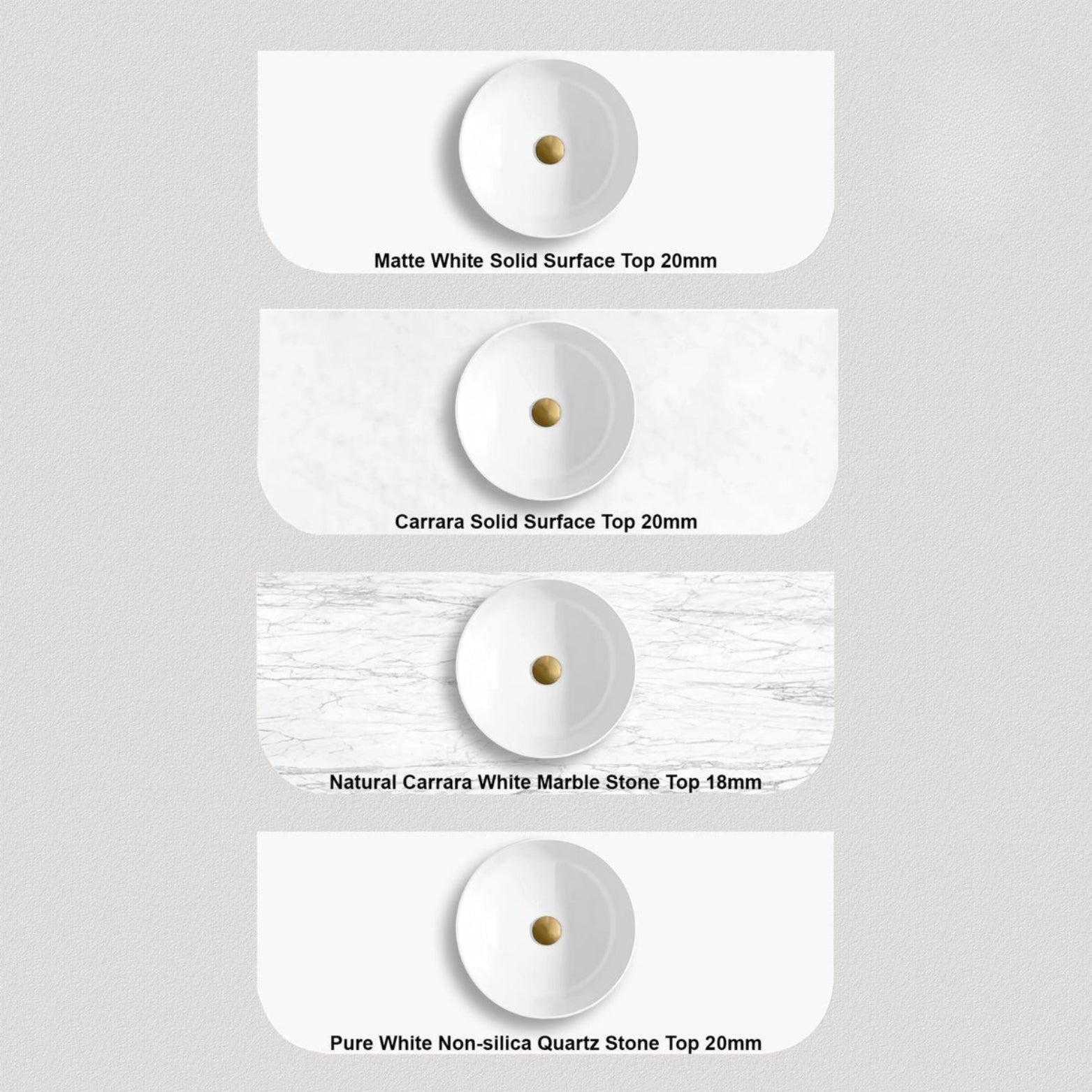 ORIO HAYMAN DARK WALNUT FLUTED 750MM CURVE SINGLE BOWL WALL HUNG VANITY