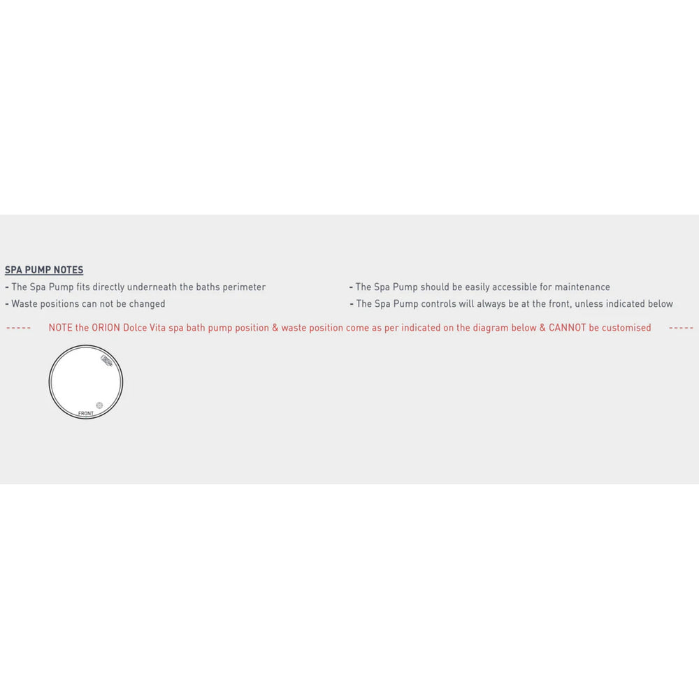 DECINA ORION FREESTANDING DOLCE VITA SPA BATHTUB GLOSS WHITE 1570MM WITH 16-JETS