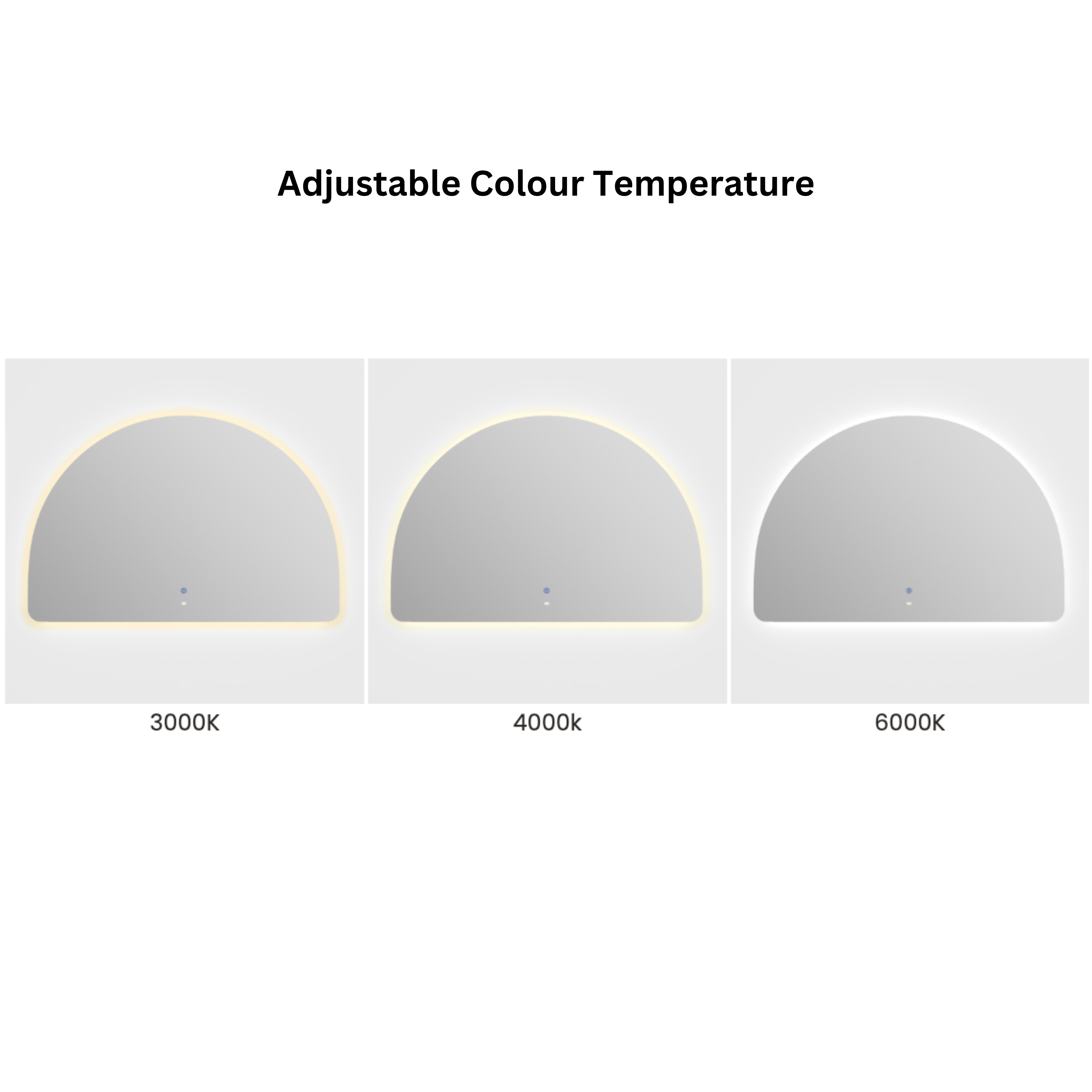 OTTI MOONLIGHT ARCHIE FRAMELESS LED MIRROR 1500X1000MM