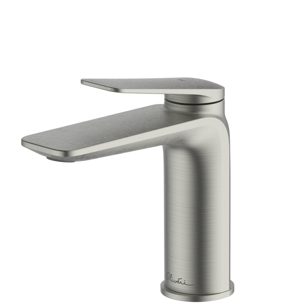 OLIVERI PARIS BASIN MIXER 153MM BRUSHED NICKEL