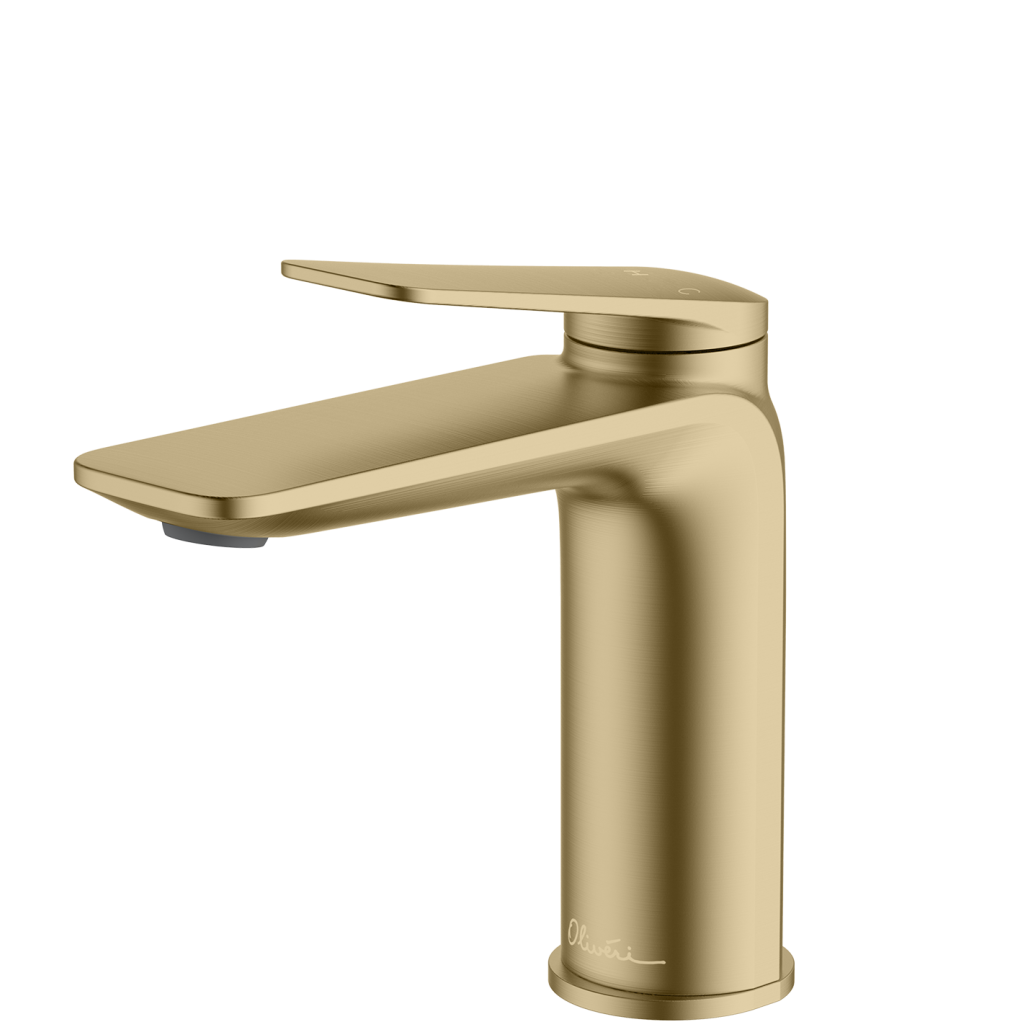 OLIVERI PARIS LEAD FREE BASIN MIXER 153MM CLASSIC GOLD