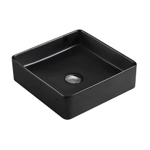 POSEIDON FINE CERAMIC BASIN MATTE BLACK 360MM