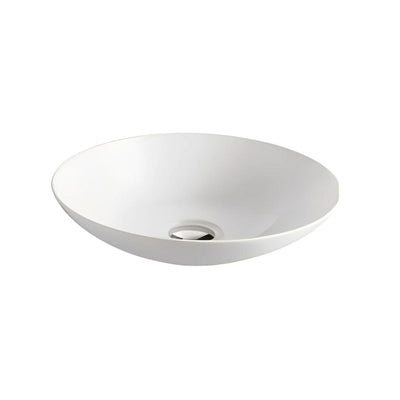 POSEIDON FINE CERAMIC BASIN ULTRA SLIM GLOSS WHITE 405MM