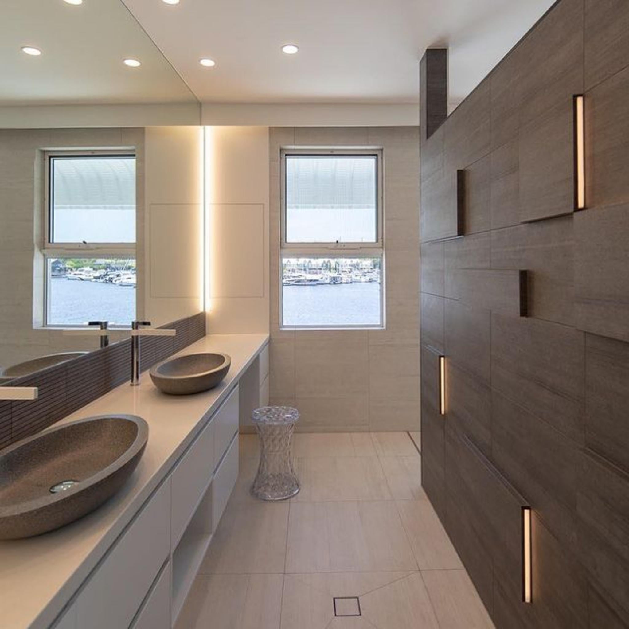 PIETRA BIANCA VIVIAN ABOVE COUNTER STONE BASIN WITH CUSTOM COLOURS 600MM