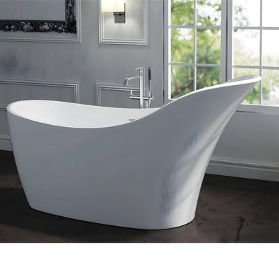 PIETRA BIANCA ANNA FREESTANDING STONE BATHTUB WITH CUSTOM COLOURS 1690MM