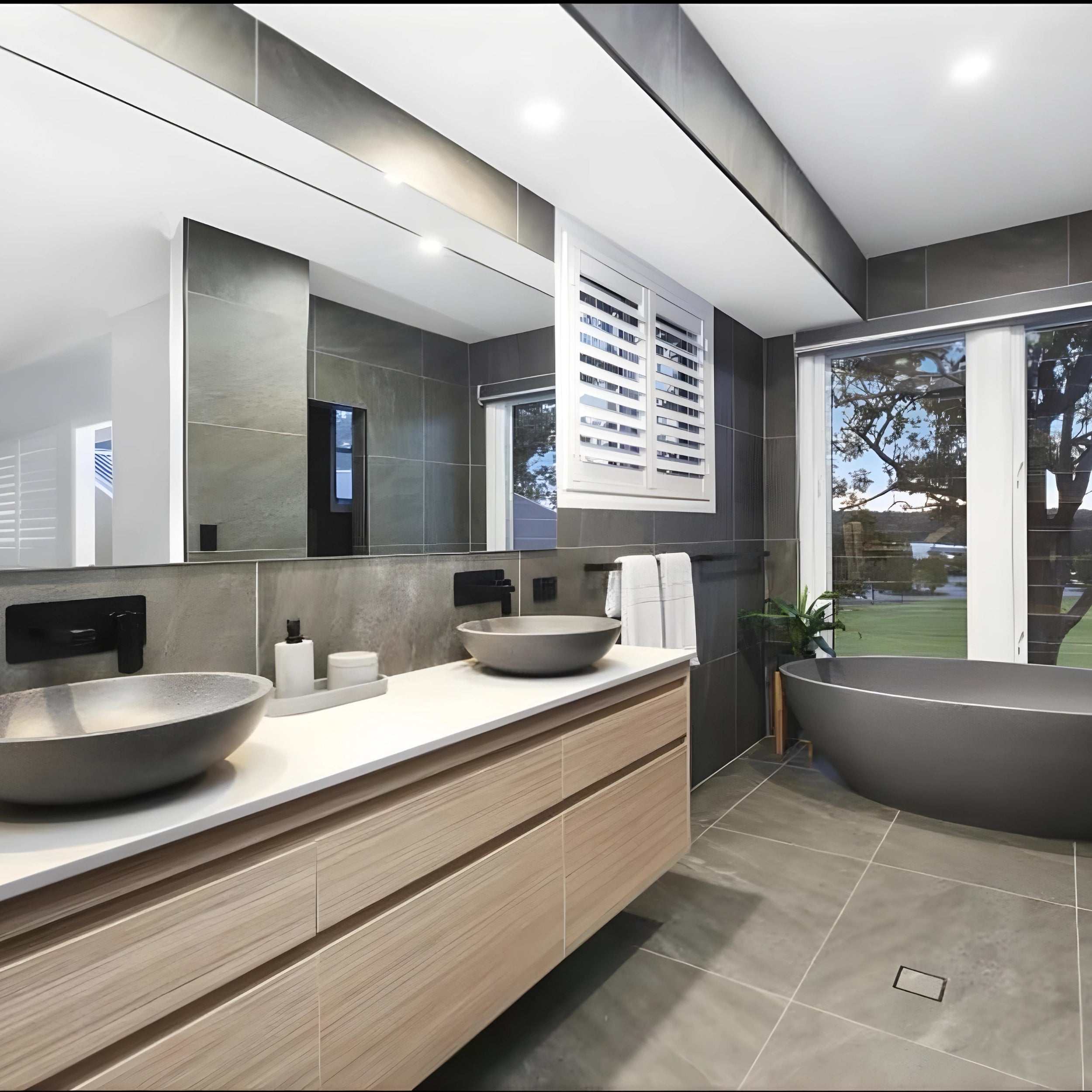 PIETRA BIANCA COCO FREESTANDING STONE BATHTUB WITH CUSTOM COLOURS 1760MM