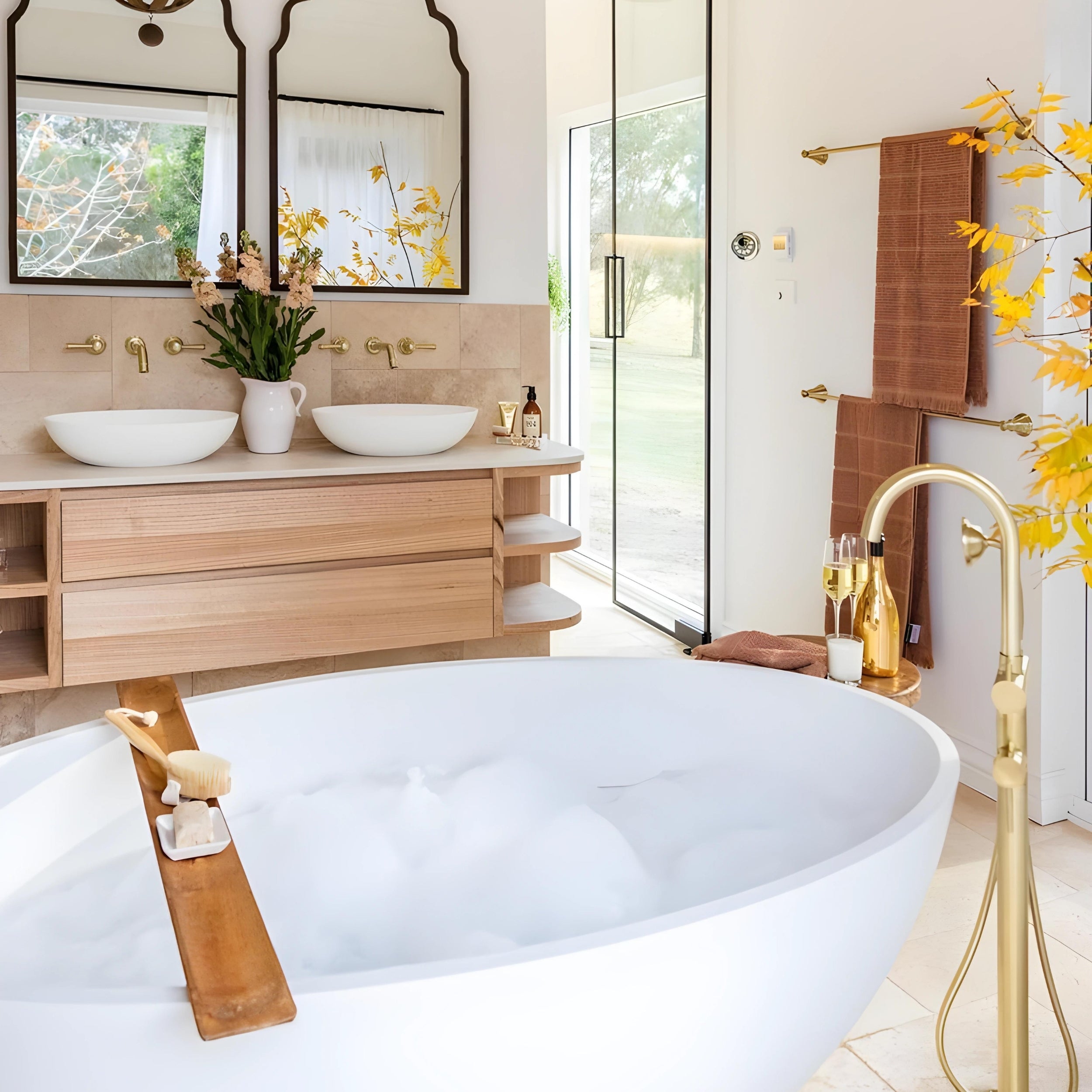 PIETRA BIANCA COCO FREESTANDING STONE BATHTUB WITH CUSTOM COLOURS 1760MM