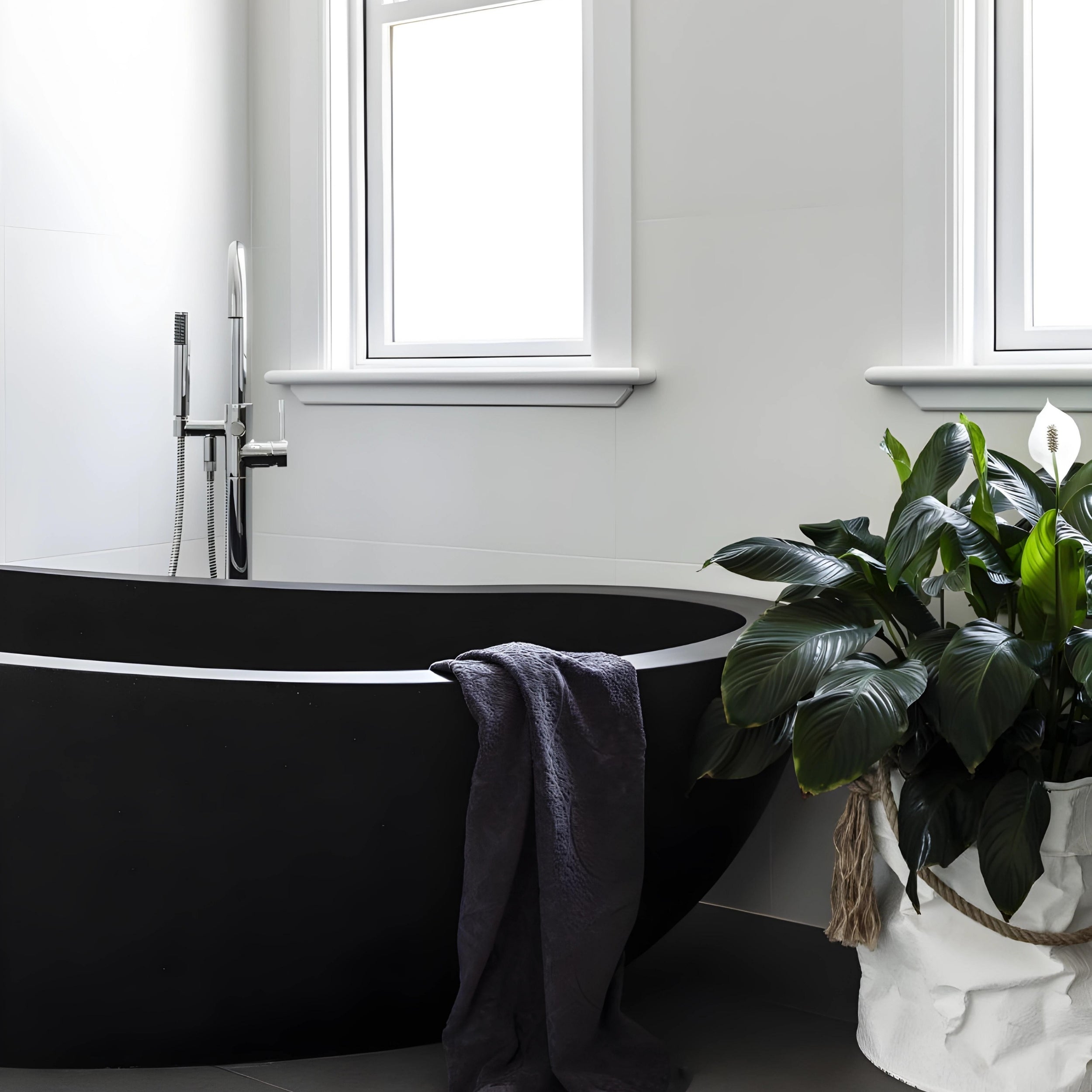 PIETRA BIANCA AUTUMN FREESTANDING STONE BATHTUB WITH CUSTOM COLOURS (AVAILABLE IN 1500MM AND 1700MM)