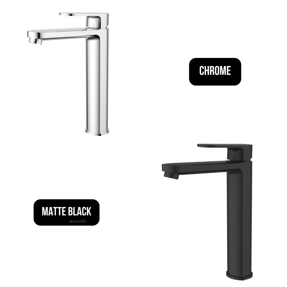 IKON CORA HIGH RISE BASIN MIXER 259MM CHROME