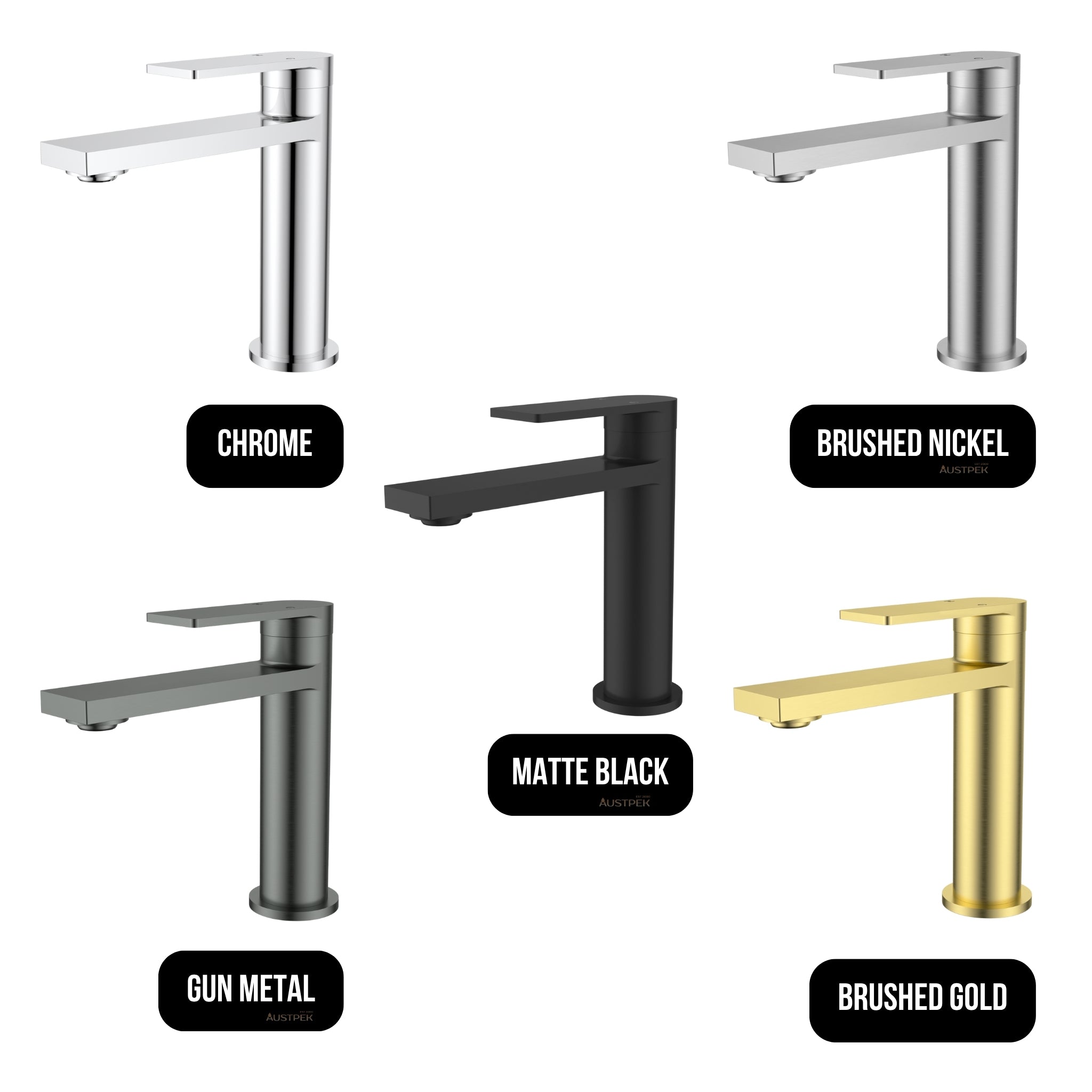 IKON RUKI LEAD FREE BASIN MIXER 162MM GUN METAL