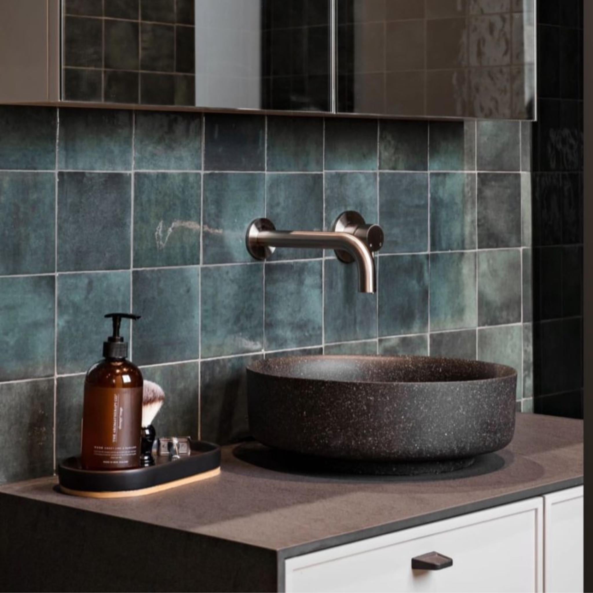 PIETRA BIANCA GEORGIA ABOVE COUNTER STONE BASIN WITH CUSTOM COLOURS 450MM