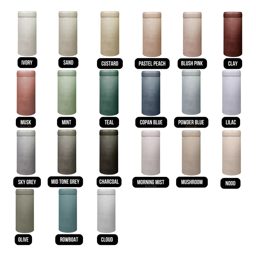 NOOD CO CYLINDER PRISM CIRCLE FREESTANDING BASIN OLIVE