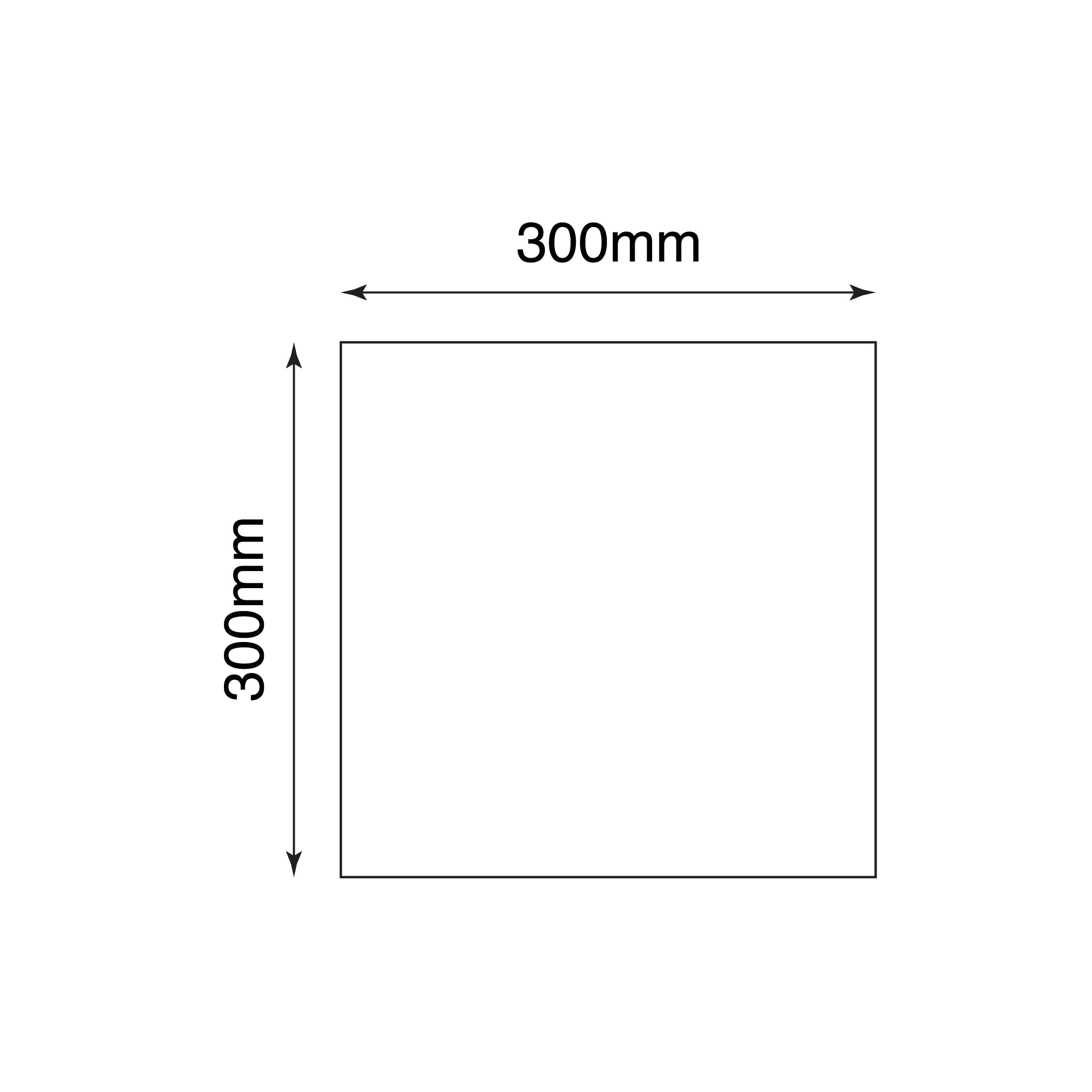 ELITE PATRONIC SILVER MATTE 300X300MM SQUARE TILE (PER BOX)