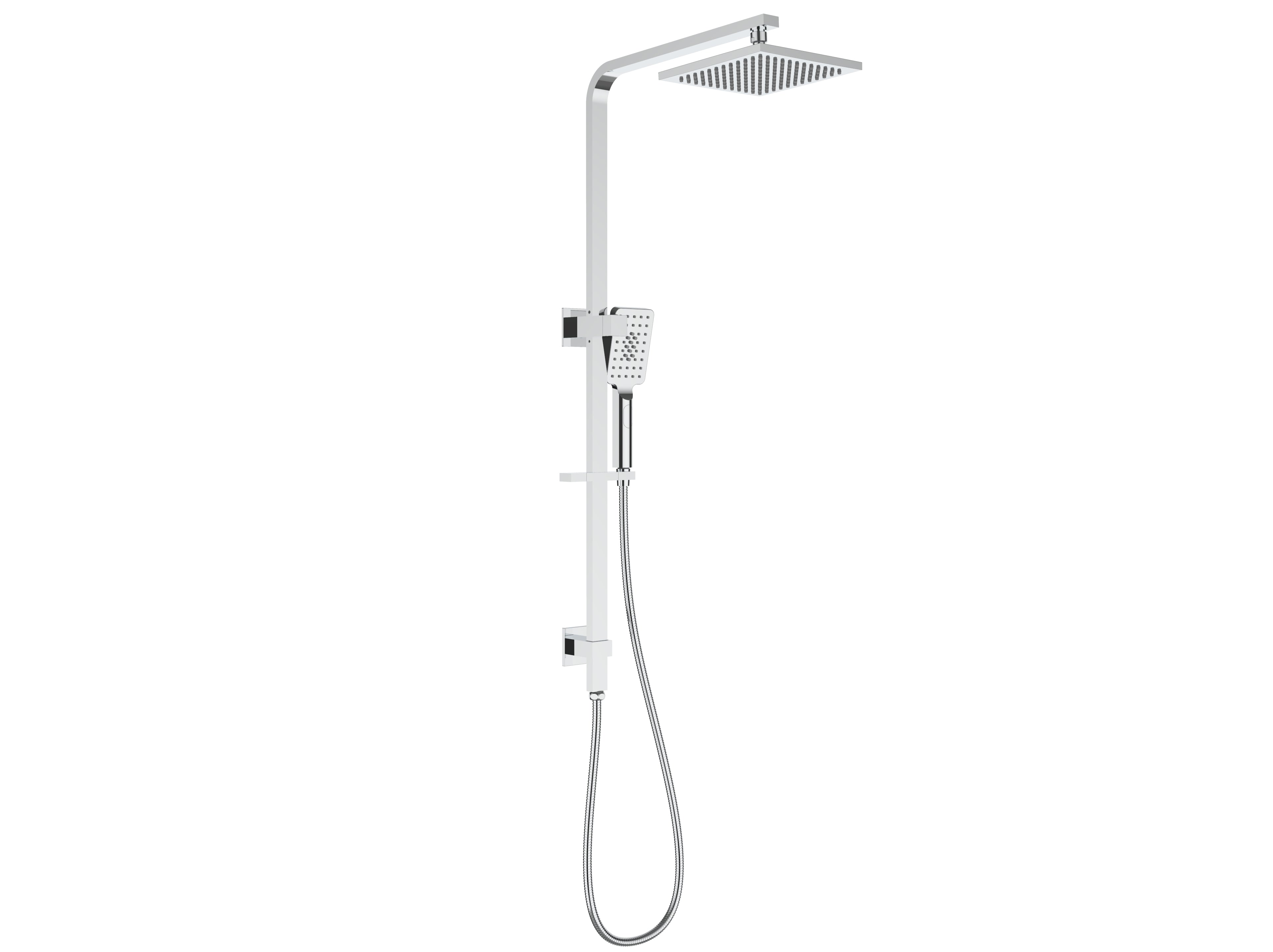 IKON EDEN MULTIFUNCTION SHOWER SET WITH UNIVERSAL DIVERTER 982MM CHROME