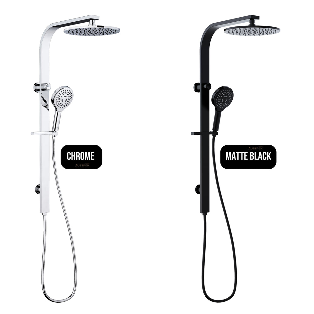 IKON REGAL MULTIFUNCTION SHOWER SET 939MM MATTE BLACK